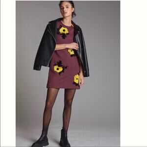 Anthropologie Dhruv Kapoor sequined shift dress sz XL